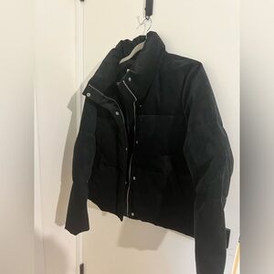 Levi's Women's Black Corduroy Puffer Jacket